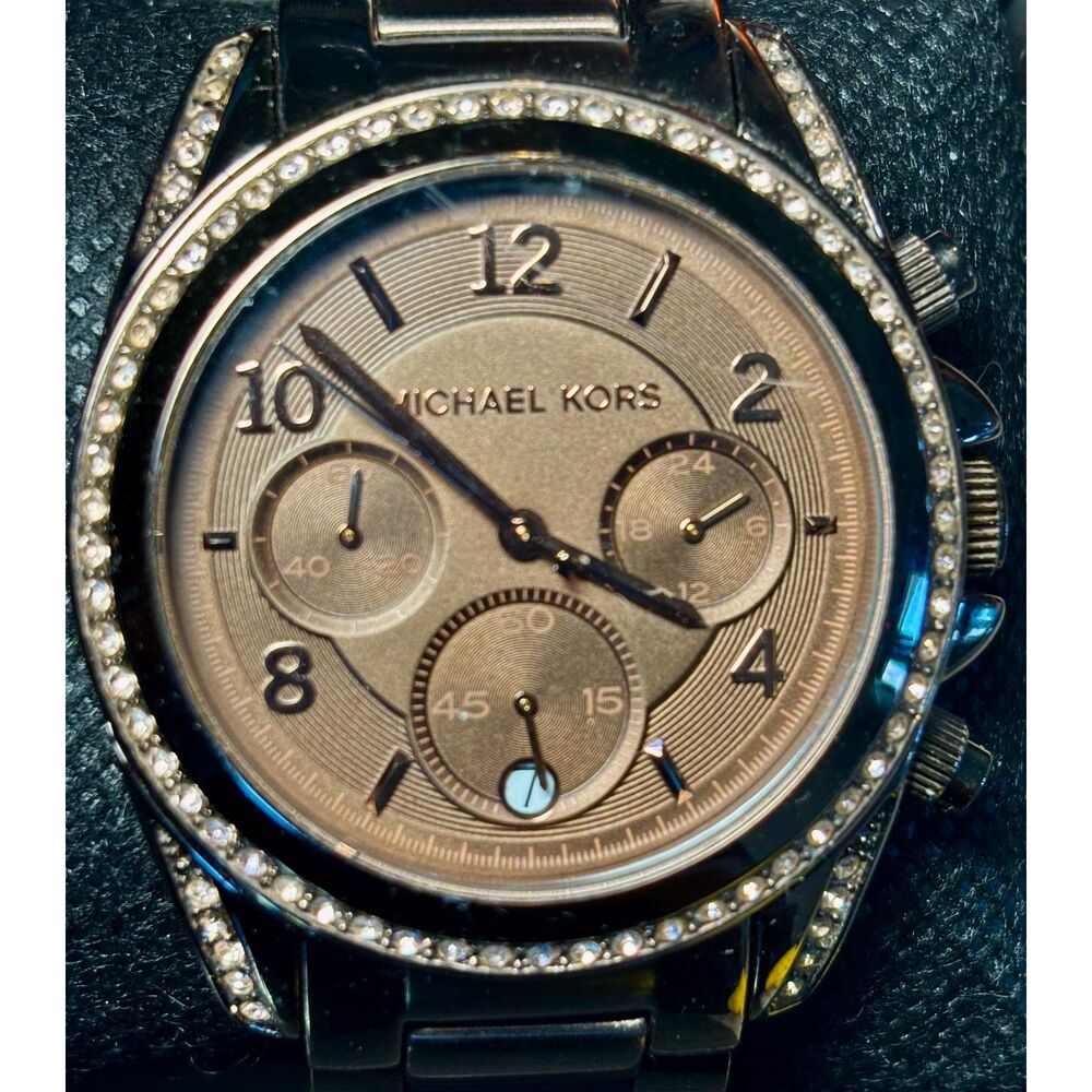 Michael Kors Blair Chronograph Watch (MK-5493) – Fresh Battery!